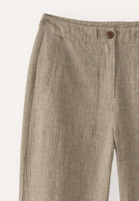 Straight-leg trousers, Natural fern, completeTheLook