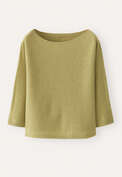 Boat-neck sweater, Lime, webstill