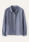 Striped blouse, Navy white, webstill