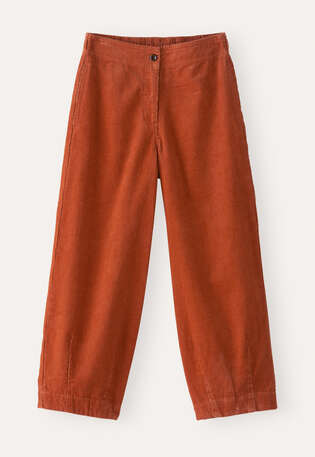 Cropped trousers, Chilli orange, webstill