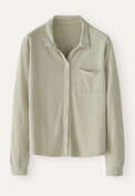 Jersey striped shirt, Sage white, webstill