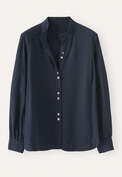 Funnel-neck blouse, Midnight, webstill