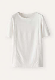 Garment-dyed T-shirt, White, webstill