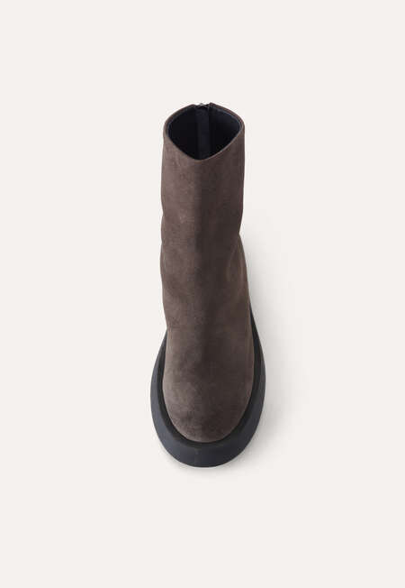 Zip-back boots, Graphite, completeTheLook