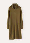 Funnel-neck dress, Lichen green, webstill