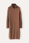 Funnel-neck dress, Dark chilli, webstill