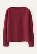 Boxy sweater, Cranberry, webstill