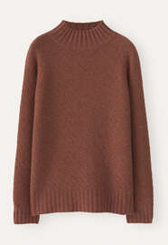 Funnel-neck sweater, Pink chestnut, webstill
