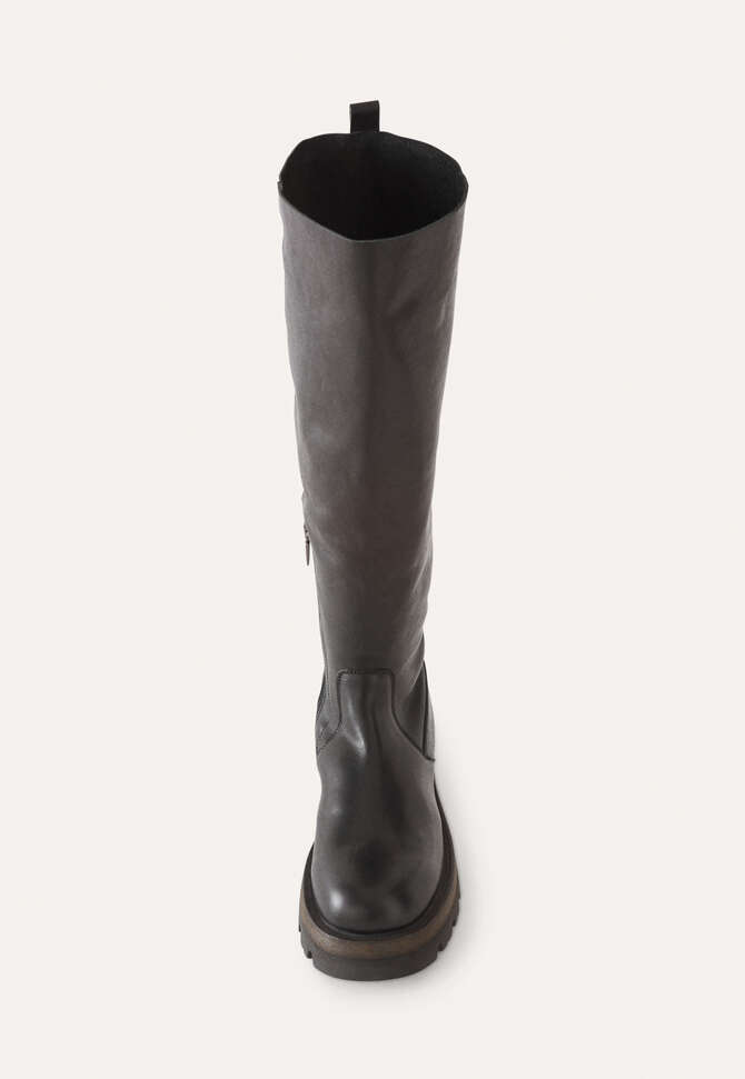 Knee-high boots, Black, completeTheLook