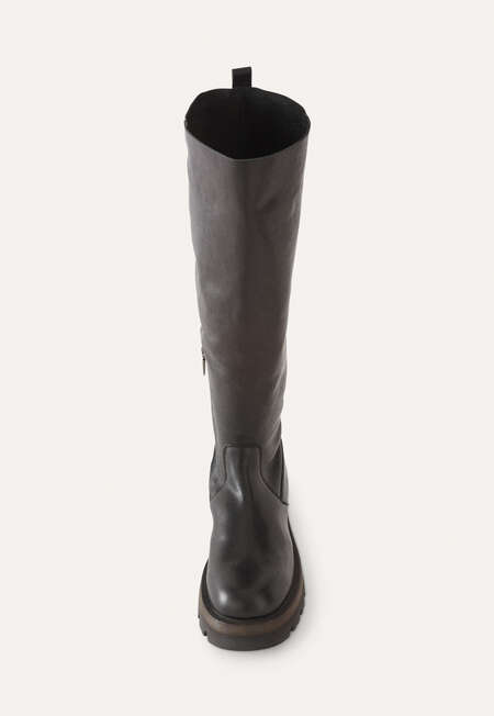 Knee-high boots, Black, completeTheLook