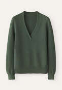 V-neck sweater, Dark forest, webstill