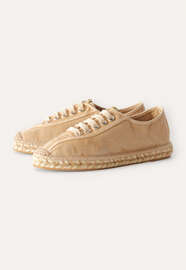Espadrille trainer, Stone, webstill
