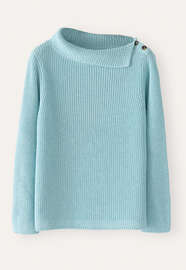 Collared sweater, Mint ocean, webstill