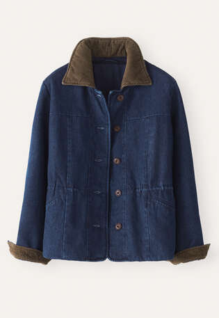 Padded jacket, Dark denim, webstill