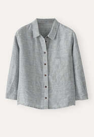 Checked shirt, Blue stone, webstill
