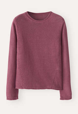 Long-sleeve sweater, Pink maroon, webstill