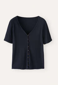 Button-through rib top, Ink, webstill