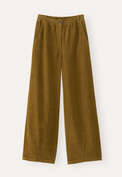 Hemp cotton & yak cord trousers, Lichen, webstill