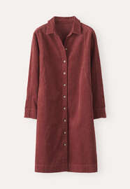 Button-through dress, Cranberry red, webstill