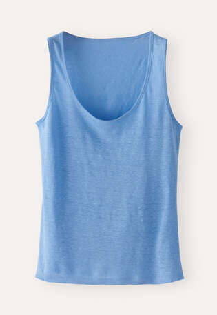 Simple vest, Pale cornflower, webstill