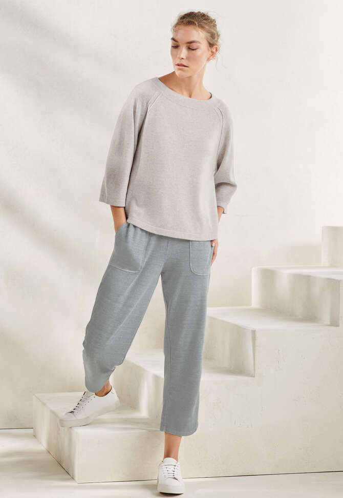 Cropped trousers, Duck-egg blue, completeTheLook