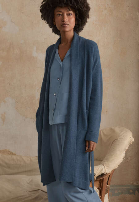 Knitted robe, Baltic, completeTheLook