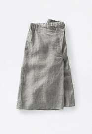 Knee-length culottes, M&eacute;lange grey, webstill