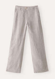 Relaxed straight-leg trousers, Mink, webstill