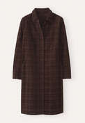 Self-check dress, Dark chocolate, webstill