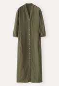 Button-through dress, Dark olive, webstill