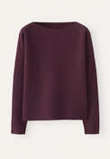 Boxy sweater, Aubergine, webstill