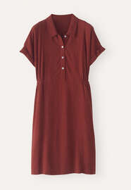 Collared short dress, Garnet, webstill