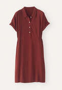 Collared short dress, Garnet, webstill