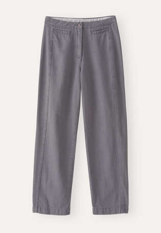 Slim cropped jeans, Dark grey, webstill