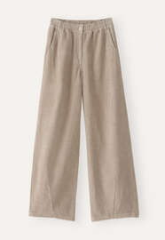 Hemp cotton & yak cord trousers, Oatmeal, webstill