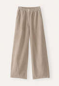 Hemp cotton & yak cord trousers, Oatmeal, webstill