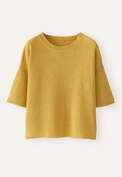 Short-sleeve sweater, Honey, webstill