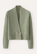 Double-breasted cardigan, Soft forest, webstill