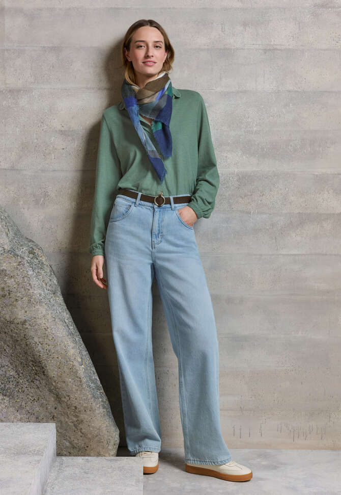 Jersey shirt, Dark jade, completeTheLook