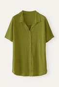 Relaxed jersey shirt, Dark lime, webstill