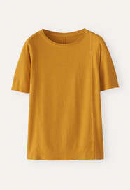 Garment-dyed T-shirt, Mustard, webstill