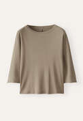 Dolman sleeve top, Dark taupe, webstill