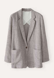 Long jacket, Mink brown, webstill