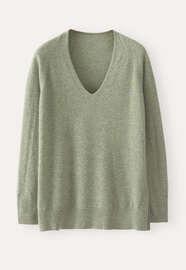 V-neck sweater, Soft forest, webstill
