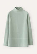 Funnel-neck tunic, Aqua mint, webstill