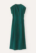 Button-through dress, Bottle green, webstill