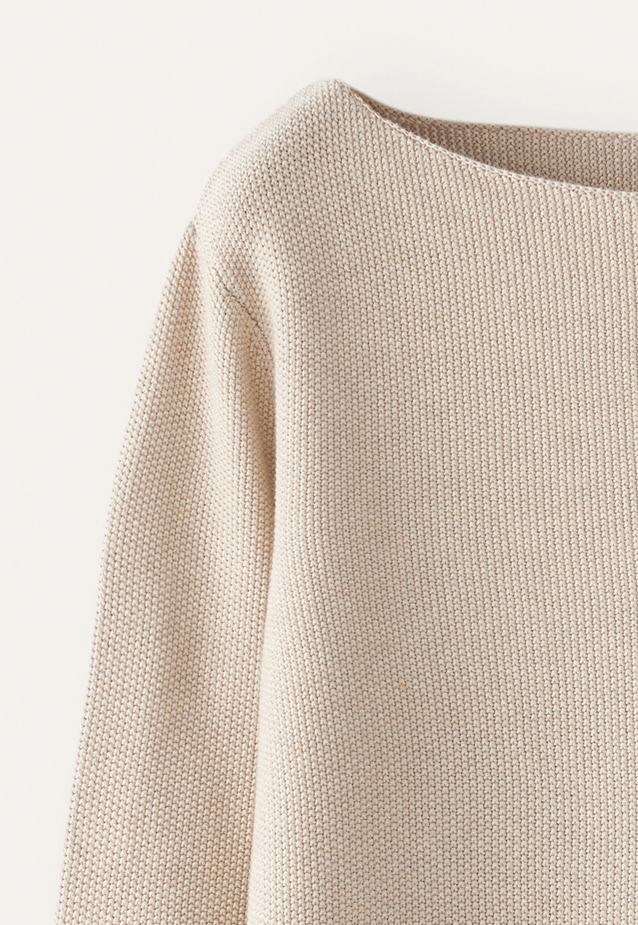 Boat-neck sweater