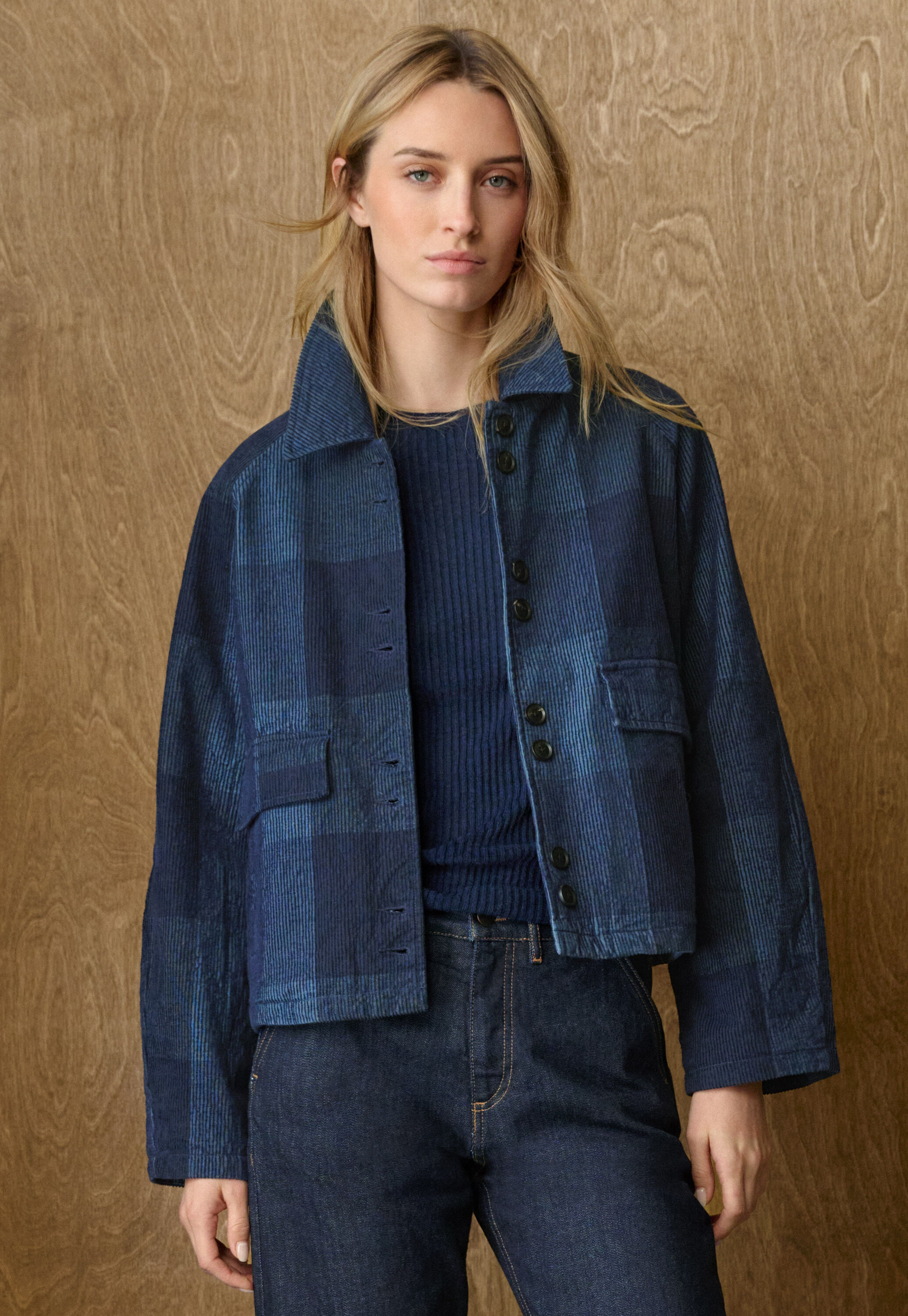 Checked jacket
