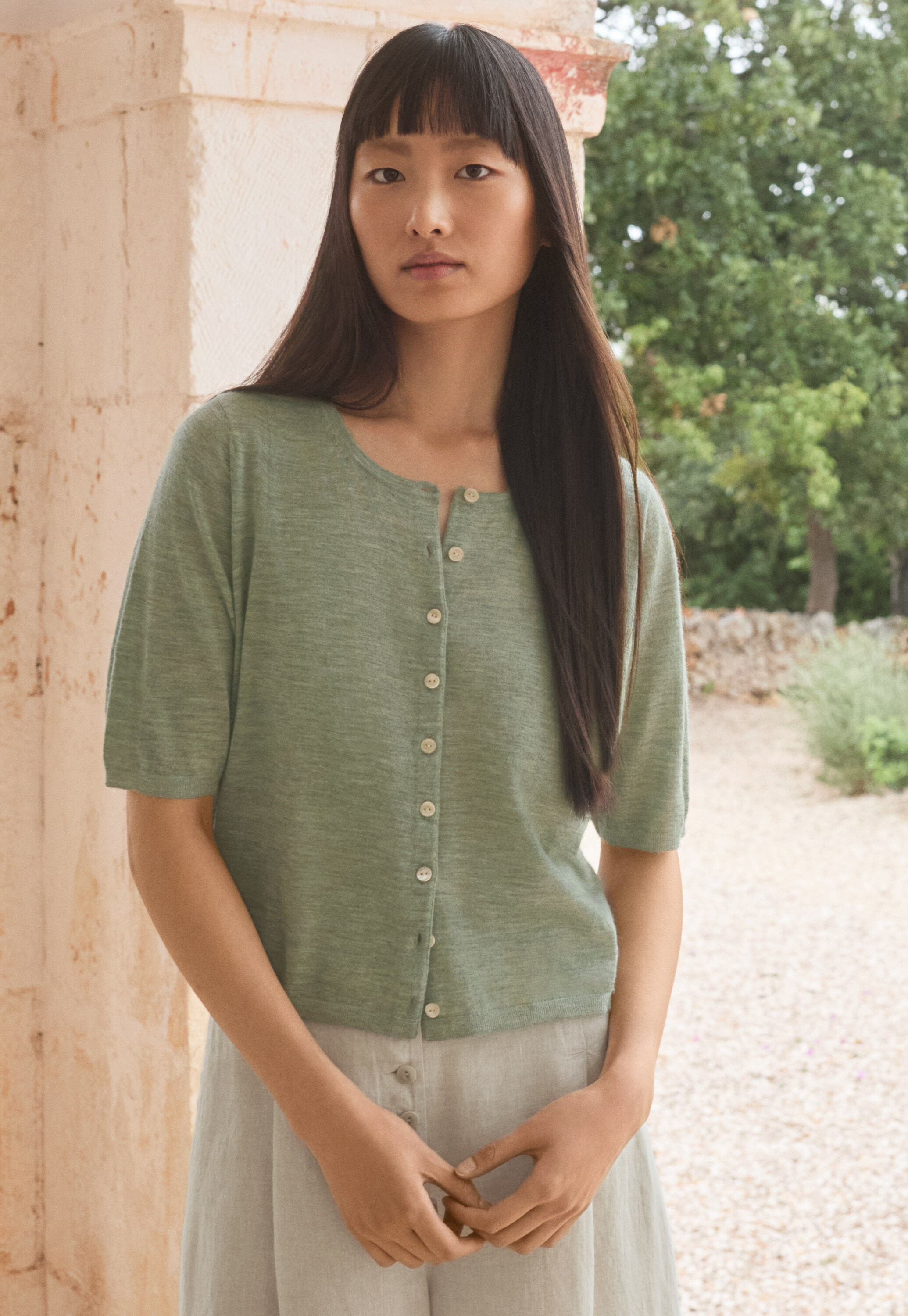 Round-neck sweater