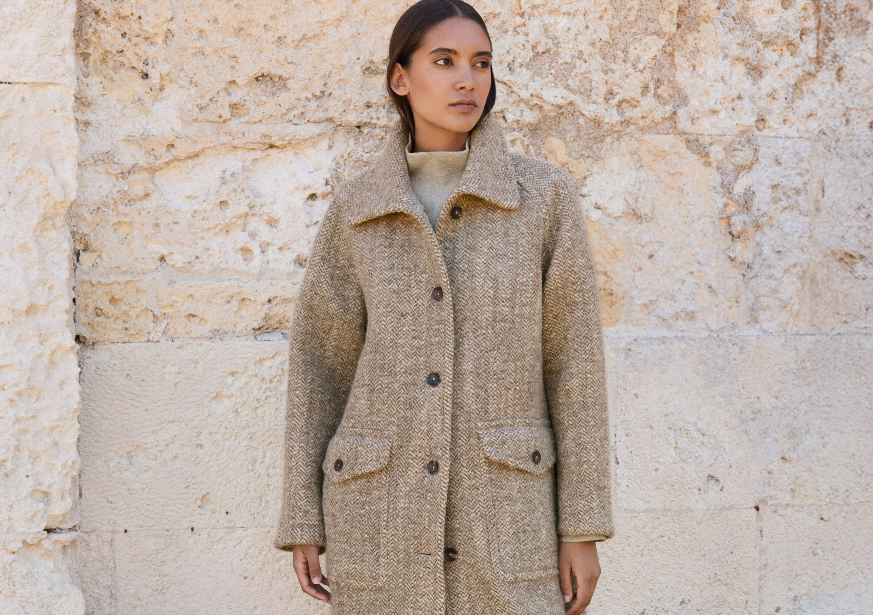 Funnel-neck tunic